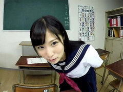 Asiatique, Sucer une bite, Collège université, Doigter, Japonaise, Petite femme, Uniforme