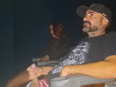 Hot Brazilian Wife Fucks Stranger in Cinema - Cuckold Watches & Cums!