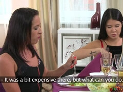 Masturbação, Namorada, Lésbica, Lambendo, Xoxota, Brinquedos