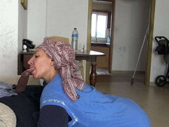 Amatör, Arab, Stor kuk, Avsugning, Tysk, Milf, Styvmamma