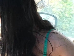 18 let, Amatéři, Bbw, Auto, Evropské, Venku, Pissing, Teenka