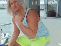 Sexy babe Tiffany Watson shagged by long-haired dude