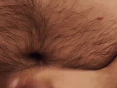 Hairy Belly Stroking Fat Cock