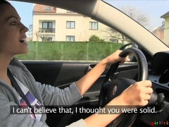 자동차, 딜도, 핑거링, 여자친구, 레즈비언, 대단히, 보지, 장난감들