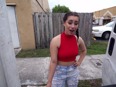 Amatoriale, Pompino, Brunetta, Macchina, Schizzo di sborra, Facciale, Sega, Figa