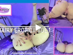 Hairy Giantess - Hairy Light Skinned Ebony Bush