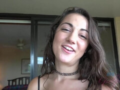 Amatør, Strand, Brunette, Gaping, Kjæreste, Naken, Synsvinkel, Fitte