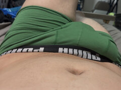 I Massage My Cock Hard and Jerk off