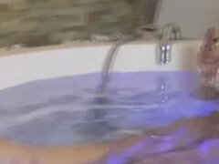 Lezdom Foot Worship in Jacuzzi