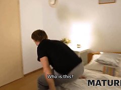 お尻, フェラチオ, 茶髪の, エロ熟女, お婆さん, 熟年, オマンコ, ストッキング