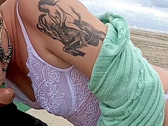 18 años, Amateur, Playa, Mamada, Latina, Al aire libre, Adolescente, Trio