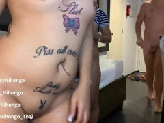 2 Filipina and Macy Nihongo having fun in Manila