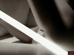 Fluorescent hot erotic video