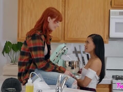 Aziatisch, Kont, Pijpbeurt, Bruinharig, Classisch, Lul, Lesbisch, Tepels