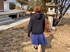 Amatéři, Creampie, Japonské, Venku, Na veřejnosti