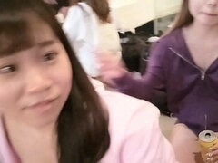 Nipponese randy spinners group hot porn clip