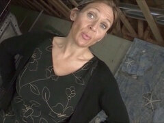 Πόδια, Τακούνια, Ώριμη γυναίκα, Νάιλον, Καλσόν με τρύπα στον καβάλο