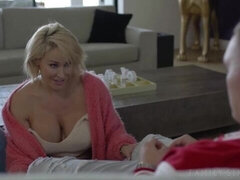 Stor stjärt, Stor kuk, Stora tuttar, Blondin, Avsugning, Doggystyle, Milf, Tuttar