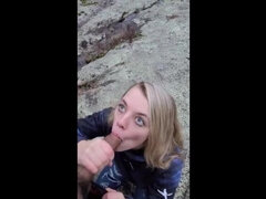 Petite Teen Aphrodite Gets BBC Fuck in Outdoor Mountain Sex