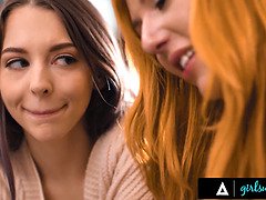 Babysitter Babysit Lauren Phillips wants her Teen Neighbors to eat her pussy