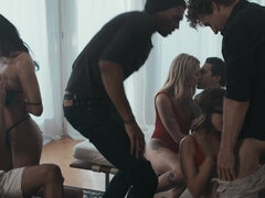 Riley Reid, Vicki Chase and Gabbie Carter get fucked good and proper