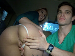 Fucking the Portuguese Girl with an Amazing Ass in the Taxi