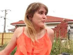 Blond, Hunn, Hårete, Hd, Utendørs, Alene