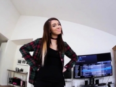 Cul, Sucer une bite, Brunette brune, Hd, Pov, Adolescente