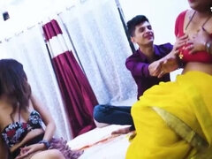 Indian Stepmom Tutorial: Fucking Step Son and Step Daughter (Step Family Threesome) - Part 2