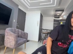 Young Latina Gives Intense Blowjob and Rough Anal in Homemade Sex