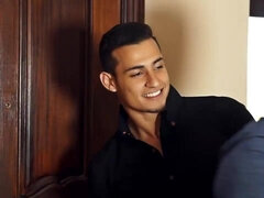 Gay 3some porn with Jordan Levine, Angel Santiago and Zane Porter