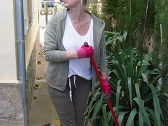 Enthousiasteling, Blond, Europees, Fetisj, Duits, Natuurlijke tieten, Pissen, Douche