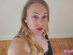 POV Muscle Girl Lifts You by the Throat with Her Huge Arms She Excites and Humiliates You