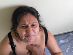 Bbw stor vacker kvinna, Avsugning, Ansiktsbehandling, Handjobb, Hemmagjord, Indisk