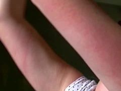 緊縛, ブロンド, ボンデージ, 衣服着たままセックス, 女, 開帳, 拘束