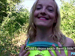 PublicAgent filthy Diana gets poked outdoors in the sunshine