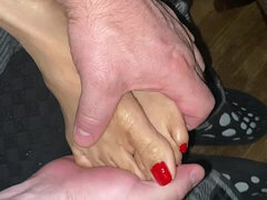 Amatéři, Asijské, Pár, Fetiš nohou, Footjob, Masáž, Dospělé, Různé pohledy