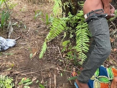 Couple Fucking in the Bush