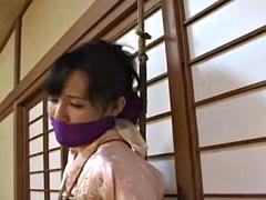 Asiatisk, Baben, Vacker, Bondage, Japansk, Vintage, Fru