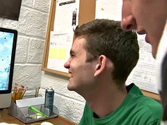 Real str8 studs go 3some gay for fraternity until facial