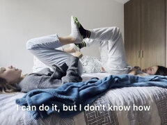 18, Amatööri, Jalkafetissi, Latinankieli, Lesbo, Sukat, Teini