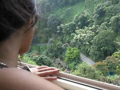 Rit, Plaža, Fafanje, Rjavolaska, Dress, Footjob, Girlfriend, Hlačke