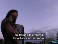 Amatör, Avsugning, Europeisk, Utomhus, Pov, Offentlig, Verklighet, Tuttar