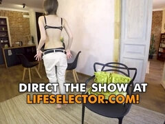 Brunette, Pik, Onani, Trusser, Pov, Barberet, Bryster, Legetøj