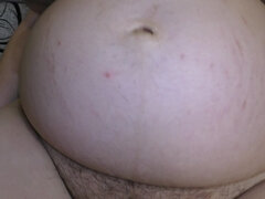 Leie, Frau, Fingern, Behaart, Reif, Schwanger, Solo, Titten