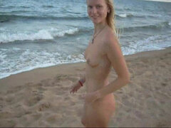 18, Amatør, Strand, Blond, Tysk, Ridning, Alene, Tenåring
