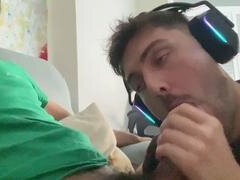 デカチン, フェラチオ, 口内発射, イマラチオ, ゲイ, スペイン人, フェラする, ティーン