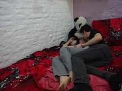 18, Amatör, Par, Sperma shot, Orgasm, Fitta, Grov, Tajt