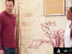 Sexy Ebony Masseuse Rides A Big Cock During Nuru Massage With Daya Knight