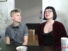 Naughty lesbos mind-blowing xxx clip